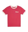 Ralph Lauren Logo Ringer T-shirt In Red