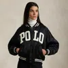 Ralph Lauren Logo Satin Bomber Jacket