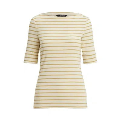 Ralph Lauren Logo Short-sleeved T-shirt In Neutral