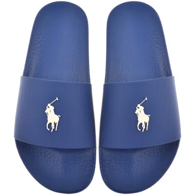 Ralph Lauren Logo Sliders Blue
