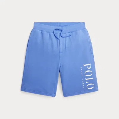 Polo Ralph Lauren Kids' Logo Spa Terry Short In Blue