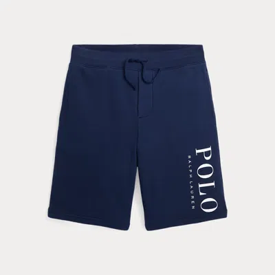 Polo Ralph Lauren Kids' Logo Spa Terry Short In Navy
