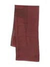 Ralph Lauren Lrl Logo Sqr Scarf Square In Red