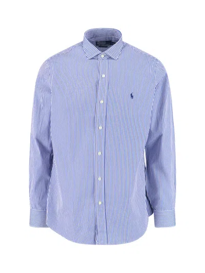 RALPH LAUREN LOGO STRIPED SHIRT