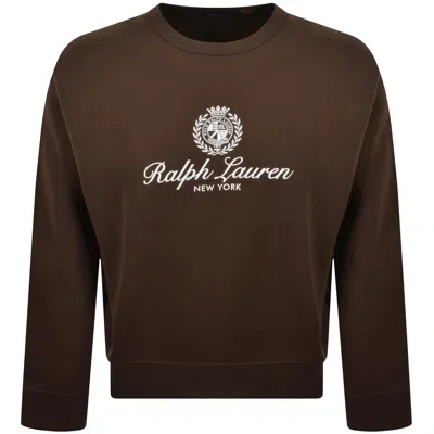 Ralph Lauren Logo Sweatshirt Branch Brown