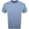 Ralph Lauren Logo T Shirt Blue In Blue