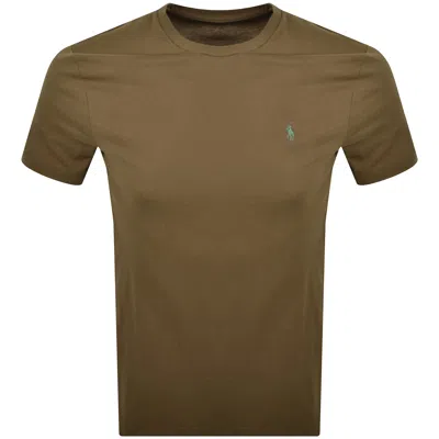 Ralph Lauren Logo T Shirt Brown