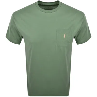 Ralph Lauren Logo T Shirt Green