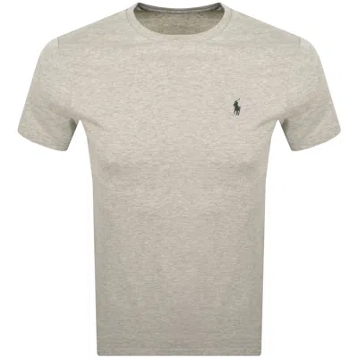 Ralph Lauren Logo T Shirt Grey In Gray