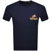 Ralph Lauren Logo T Shirt Navy In Blue