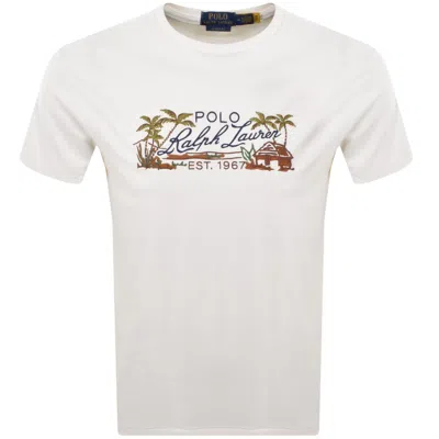 Ralph Lauren Logo T Shirt Off White