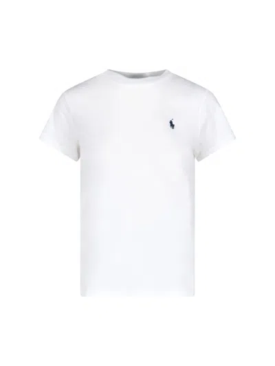 Ralph Lauren Logo T-shirt In Yellow