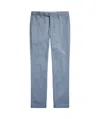 Polo Ralph Lauren Logo-tag Twill Straight-leg Trousers In Blue