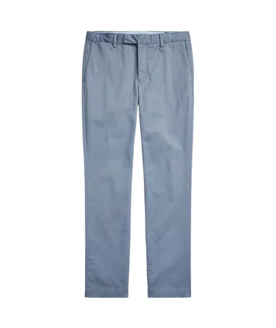 Polo Ralph Lauren Stretch Slim Fit Cotton Pants In Blue