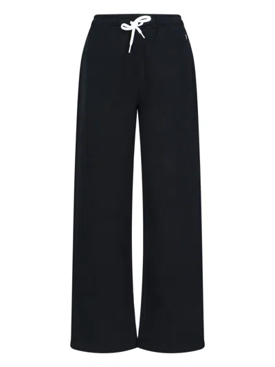 Ralph Lauren Logo Track Pants In Black