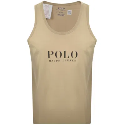 Ralph Lauren Logo Vest Beige In Neutral