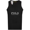 Ralph Lauren Logo Vest Black In Black