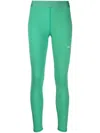 Polo Ralph Lauren Repeat-logo Stretch Legging In Green