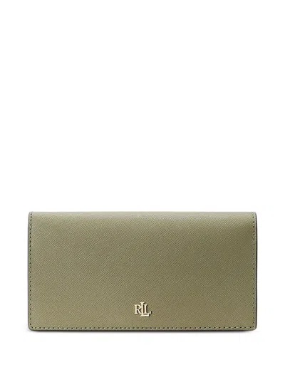 Ralph Lauren Logo Wallet In Gray