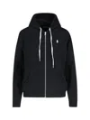 Ralph Lauren Logo Zip Sweatshirt In Black