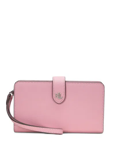 Ralph Lauren Logo-appliqué Wallet In Pink