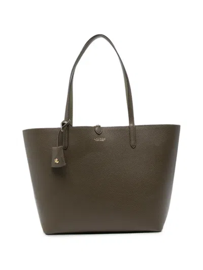 Ralph Lauren Logo-detail Tote Bag In Brown