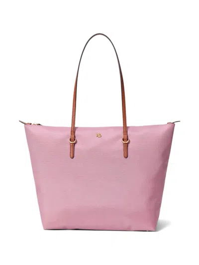 Ralph Lauren Logo-detail Tote Bag In Pink