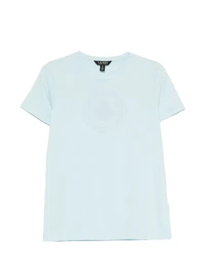 Ralph Lauren Logo-embroidered T-shirt In Blue