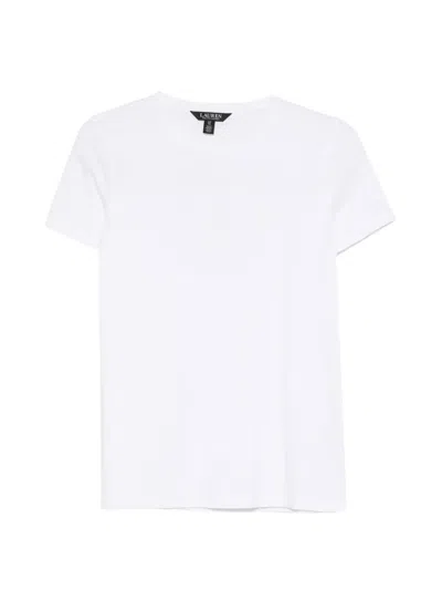 Ralph Lauren Logo-embroidered T-shirt In White