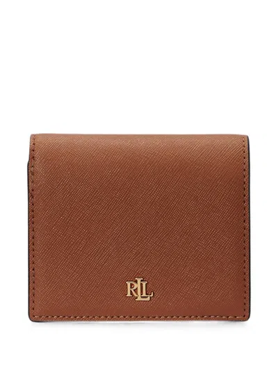 Ralph Lauren Logo-plaque Bifold Wallet In Pink