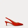 Ralph Lauren Lolah Ii Suede Slingback Pump