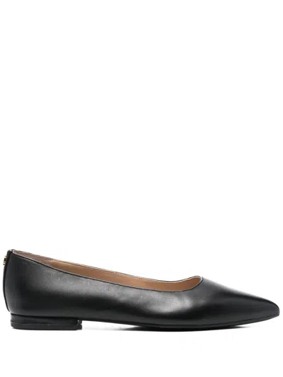 Ralph Lauren Londyn Ballerinas In Black