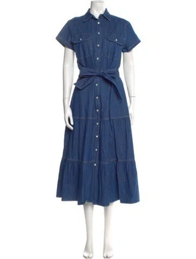 Pre-owned Ralph Lauren Long Dress In Blue
