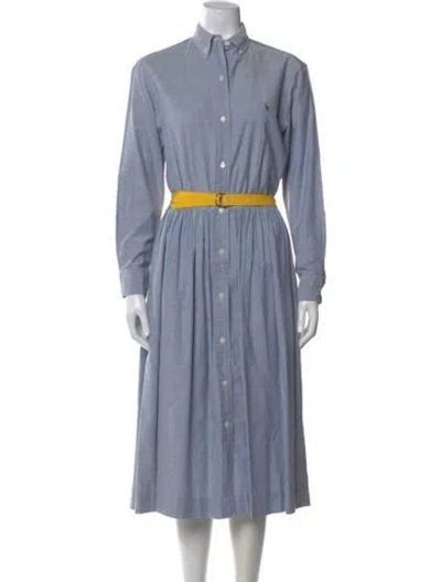 Pre-owned Ralph Lauren Long Dress In Blue