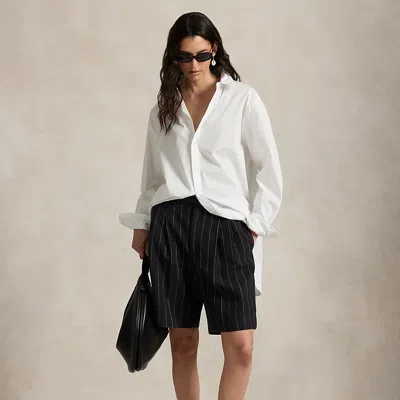 Ralph Lauren Long Pinstripe Hemp Short