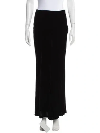 Pre-owned Ralph Lauren Long Skirt In Black