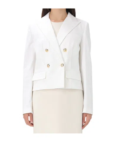 Ralph Lauren Long Sleeve Blazer In White