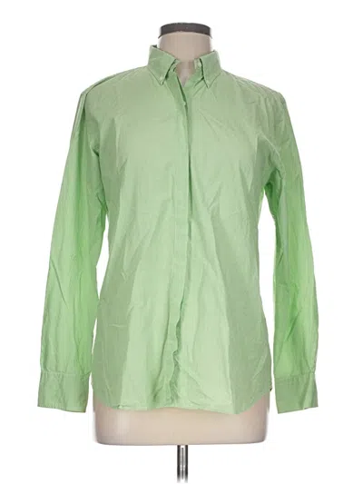 Pre-owned Ralph Lauren Long Sleeve Button Down Shirt In Green