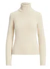 Polo Ralph Lauren Cashmere Turtleneck In Lux Cream