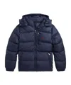 Ralph Lauren Long Sleeve Cotton Coat In Blue