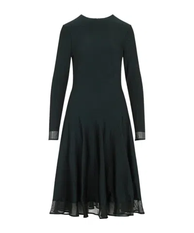 RALPH LAUREN RALPH LAUREN COLLECTION VISCOSE MIDI DRESS