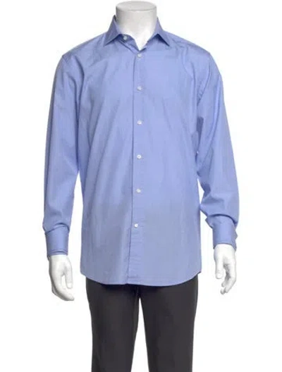 Pre-owned Ralph Lauren Long Sleeve Dress Shirt In Blue