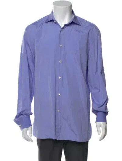Pre-owned Ralph Lauren Long Sleeve Dress Shirt In Blue