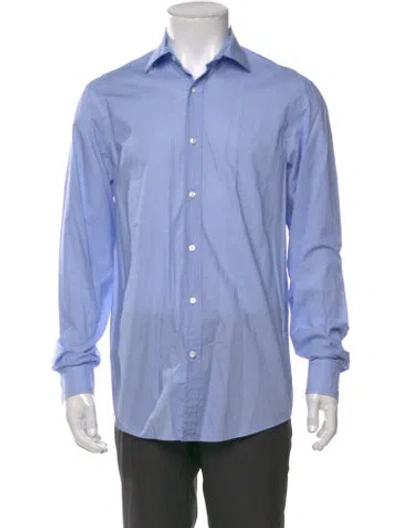 Pre-owned Ralph Lauren Long Sleeve Dress Shirt In Blue