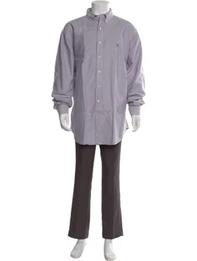 Pre-owned Ralph Lauren Long Sleeve Dress Shirt In Purple