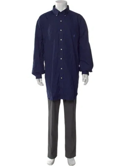 Pre-owned Ralph Lauren Long Sleeve Dress Shirt W/ Tags In Blue