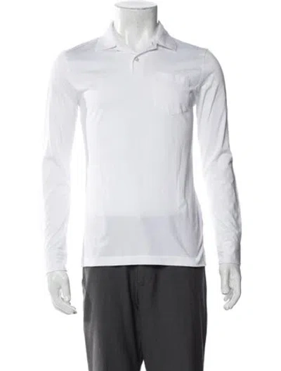Pre-owned Ralph Lauren Long Sleeve Dress Shirt In White