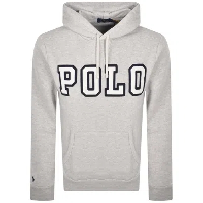 Ralph Lauren Long Sleeve Hoodie Grey In Gray