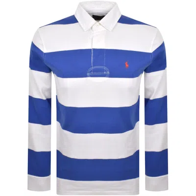 Ralph Lauren Long Sleeve Polo T Shirt Blue