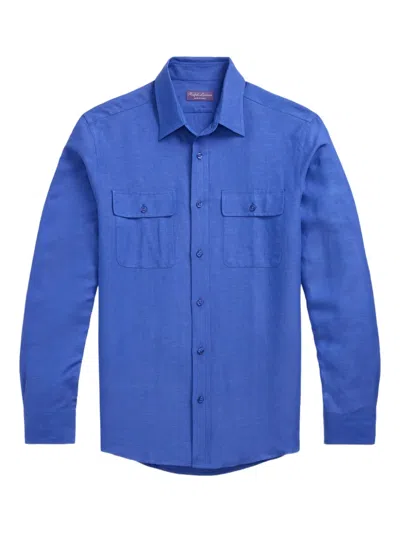 Ralph Lauren Long-sleeve Shirt In Blue
